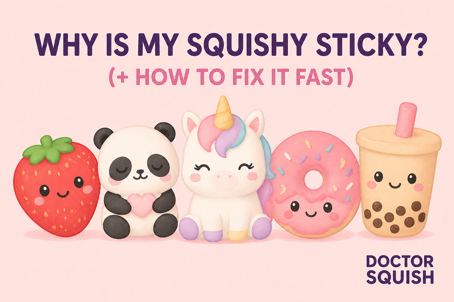 Why Is My Squishy Sticky? Easy Fix Guide | Doctor Squish