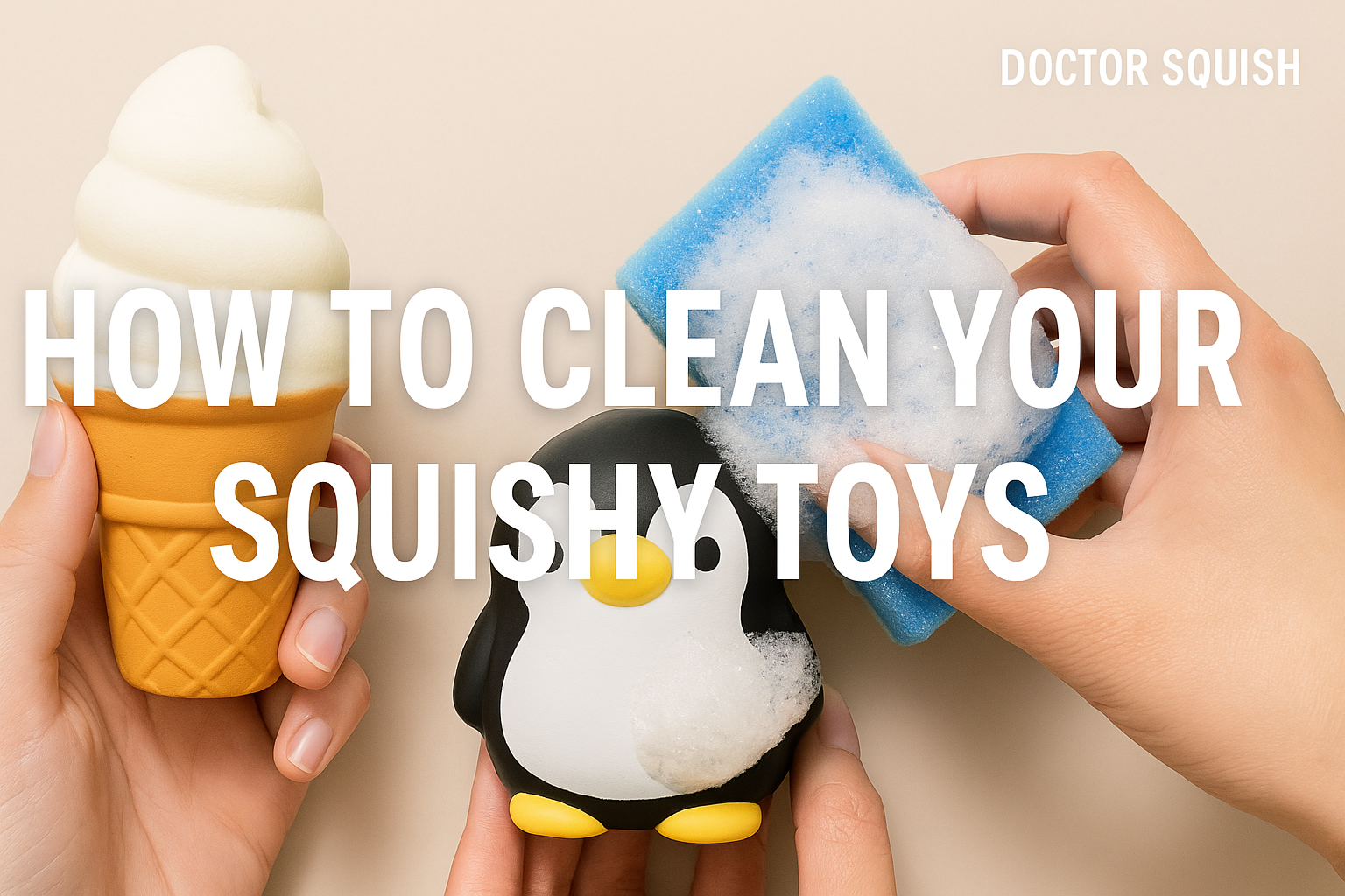 How to clean your Squishy Toys ?