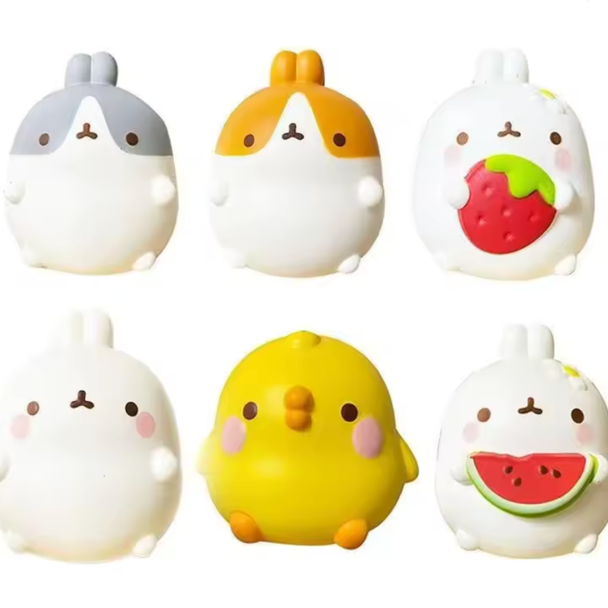Cute Chick Rabbit Strawberry Squishy Kawaii