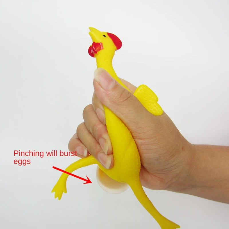 Funny Laying Egg Chicken Squishy
