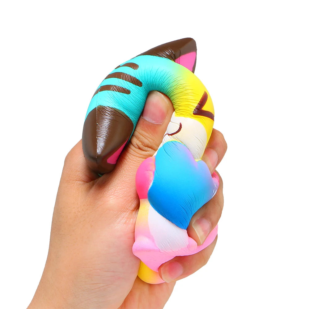 Kawaii Multicolor Cat Squishy