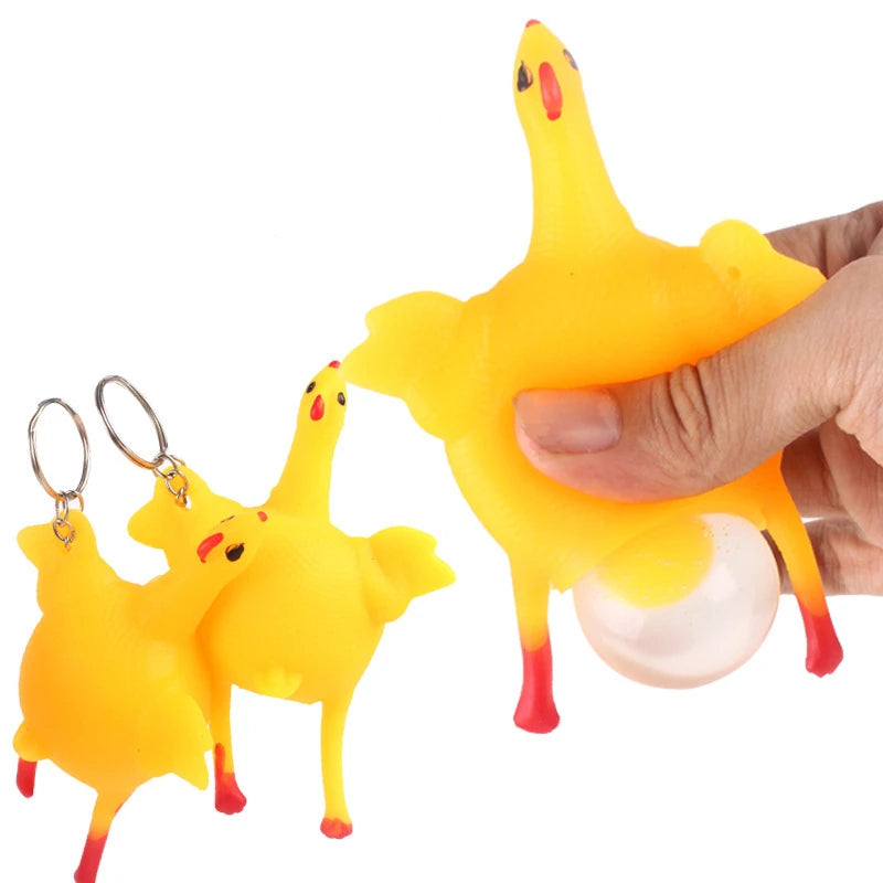 Funny Laying Egg Chicken Squishy