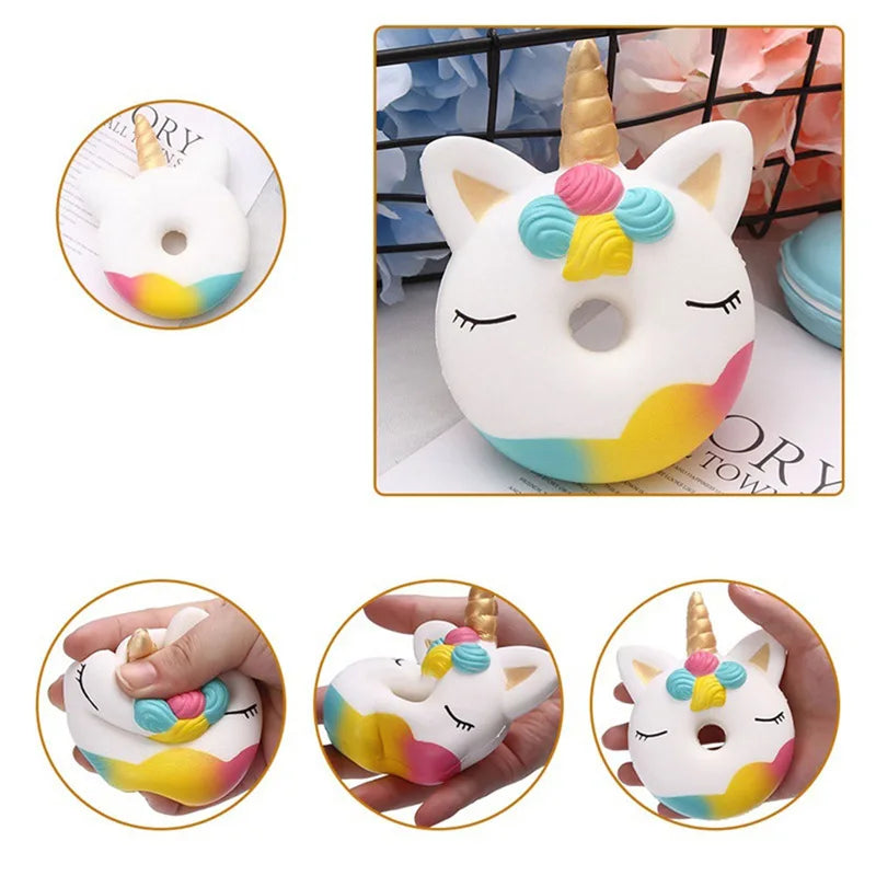 Kawaii Unicorn Donut Squishy