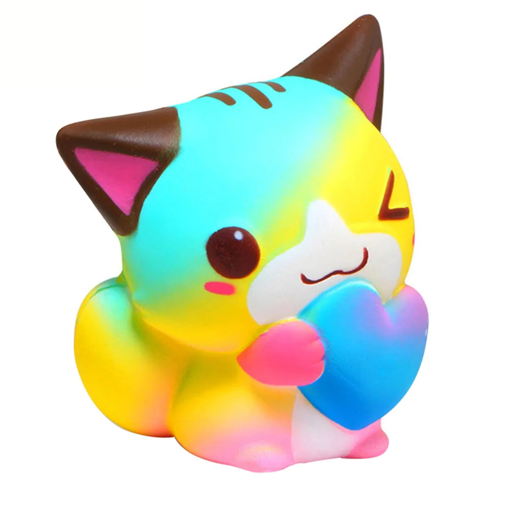 Kawaii Multicolor Cat Squishy