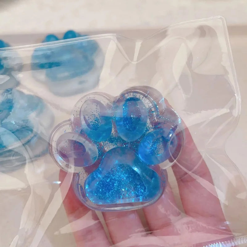 Three Colors Rainbow Cat Paw Squishy