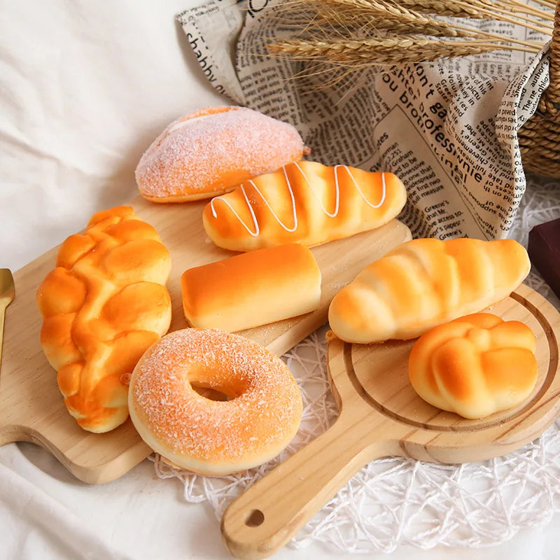 Squishy Food Bread Toast Donuts