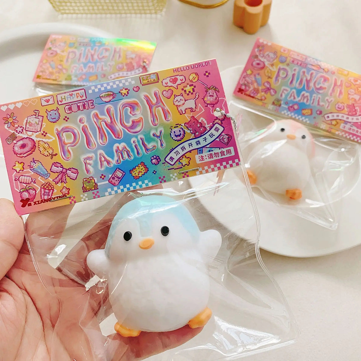 Penguin Pinch Squishy