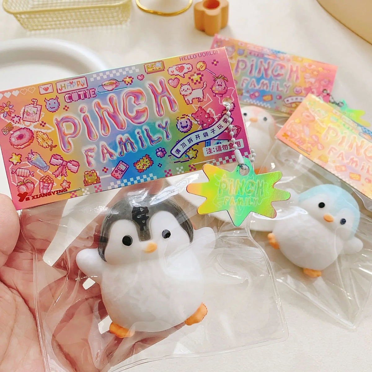 Penguin Pinch Squishy