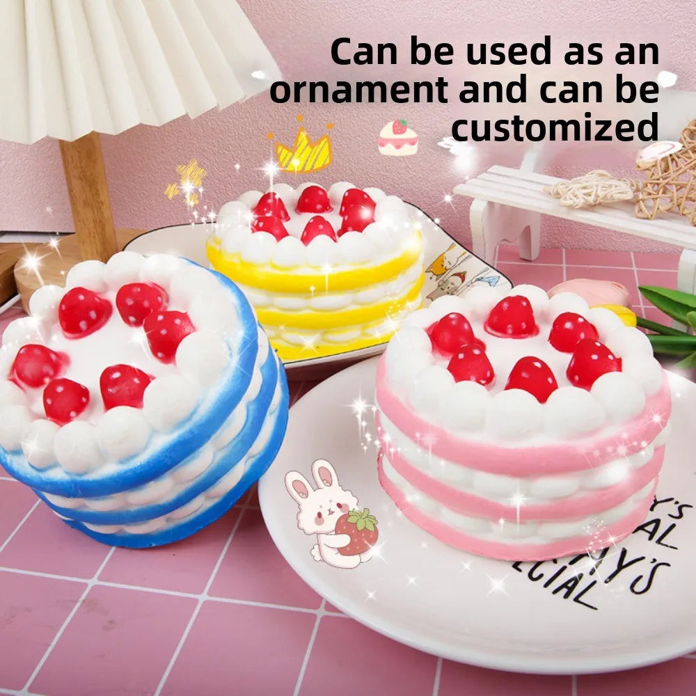 Squishy Strawberry Cake