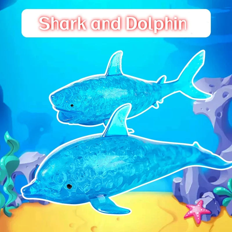 Squishy Shark & Dolphin
