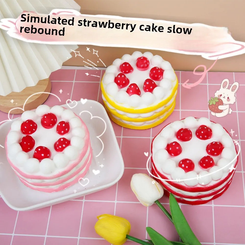 Squishy Strawberry Cake