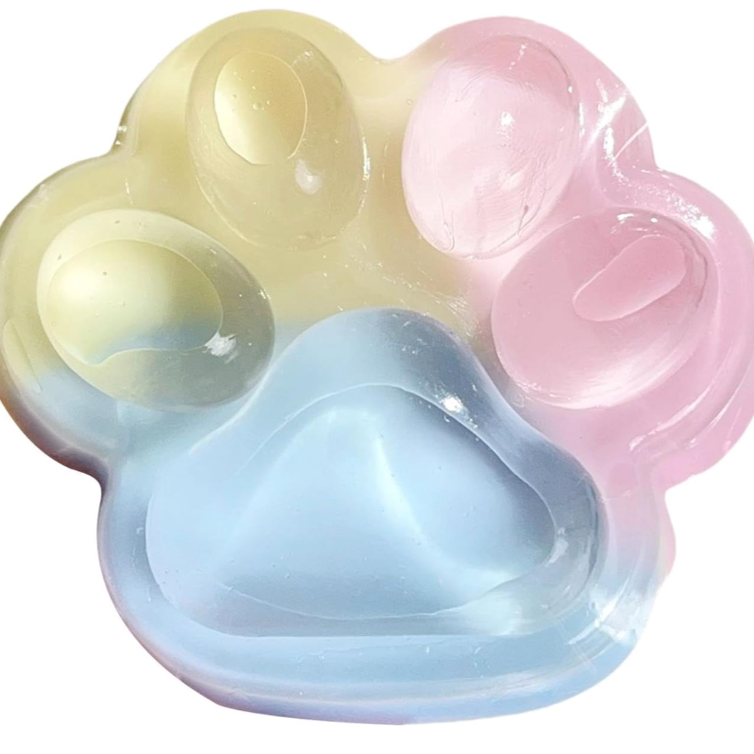 Three Colors Rainbow Cat Paw Squishy