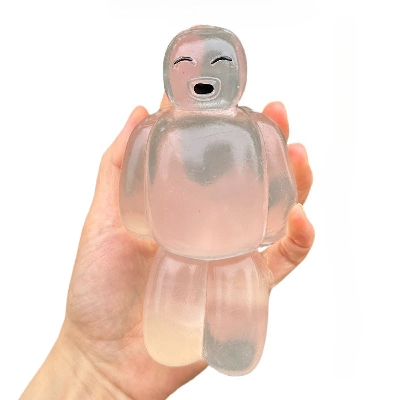 Transparent Jelly Robot Squishy