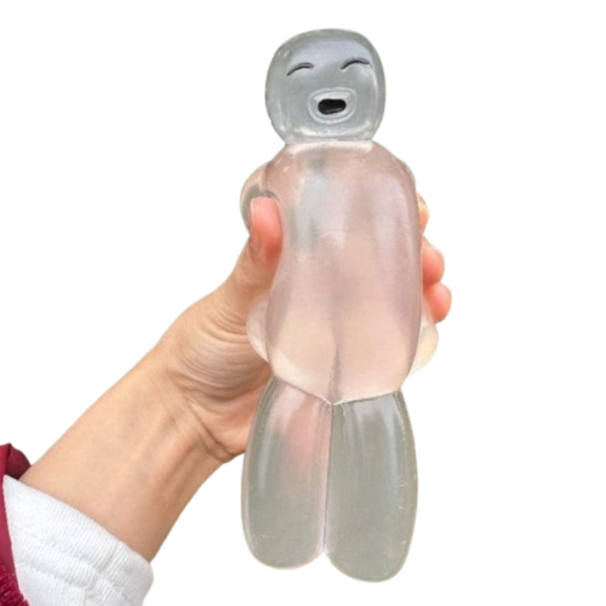 Transparent Jelly Robot Squishy